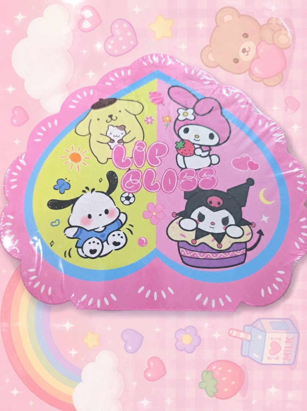 ❤️ Sanrio Pink Heart Lip Gloss
